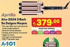 APRİLLA BARLI SU DALGASI MAŞASI